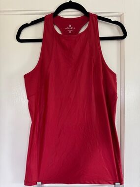Athleta Red Racerback Athletic Tank